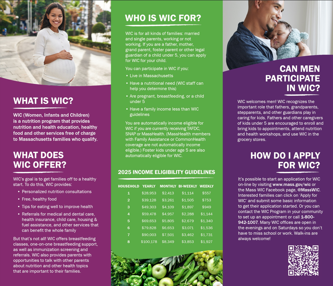 Wic Chapter Program WIC Brochure - Whittier Street Health Center | Whittier Street Health ...